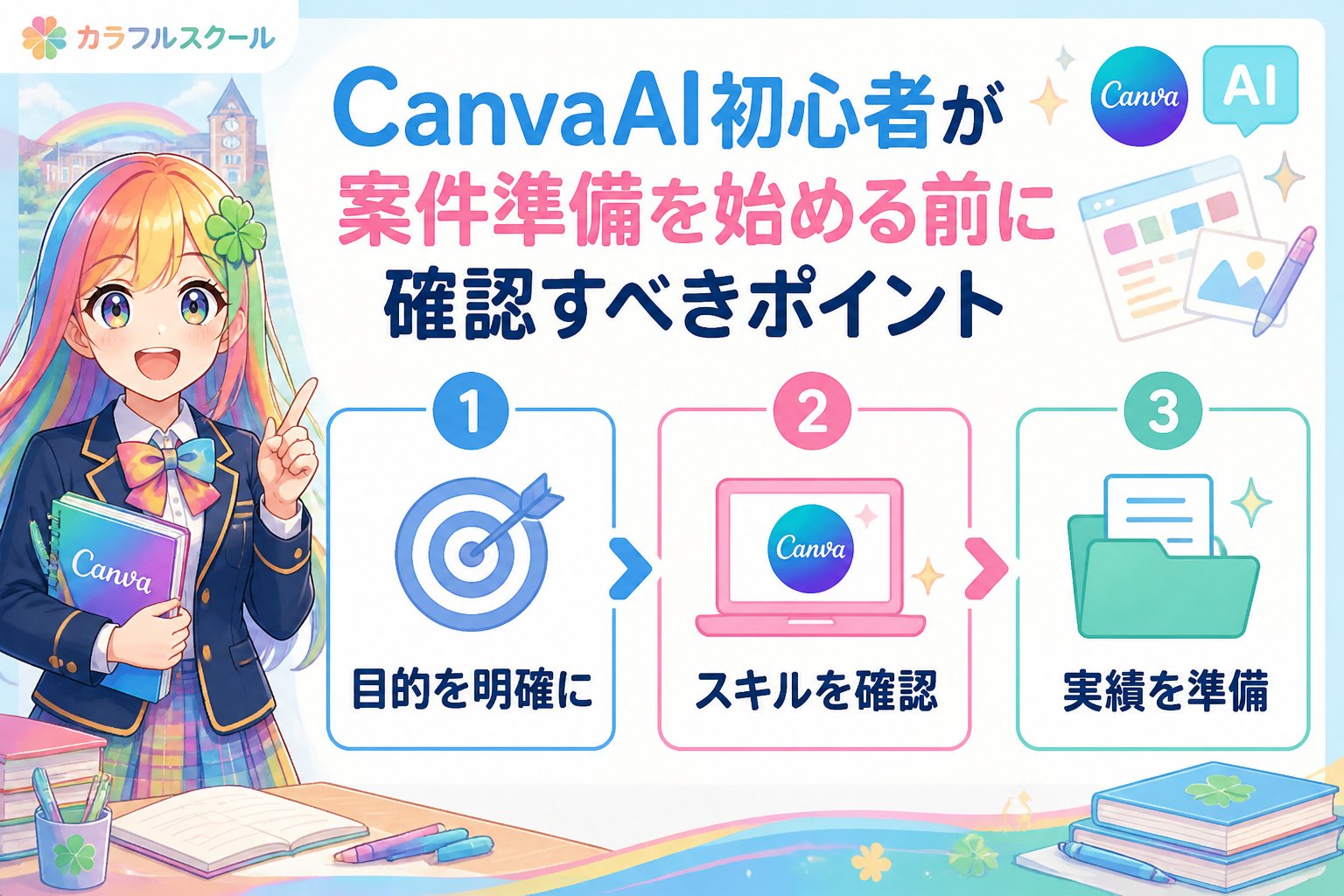 副業・クリエイター CanvaAI初心者が案件準備を始める前に確認すべきポイント