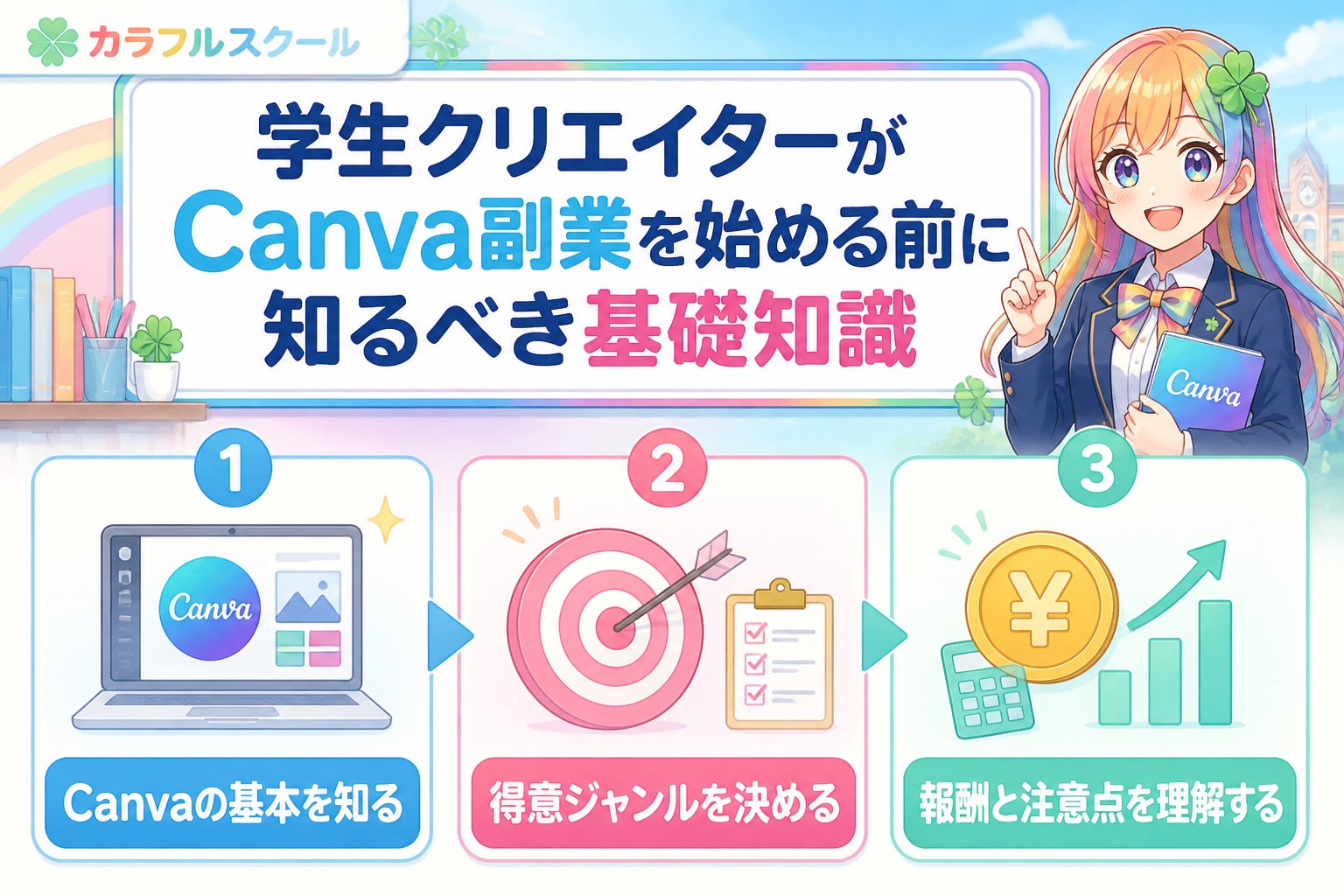 副業・クリエイター 学生クリエイターがCanva副業を始める前に知るべき基礎知識