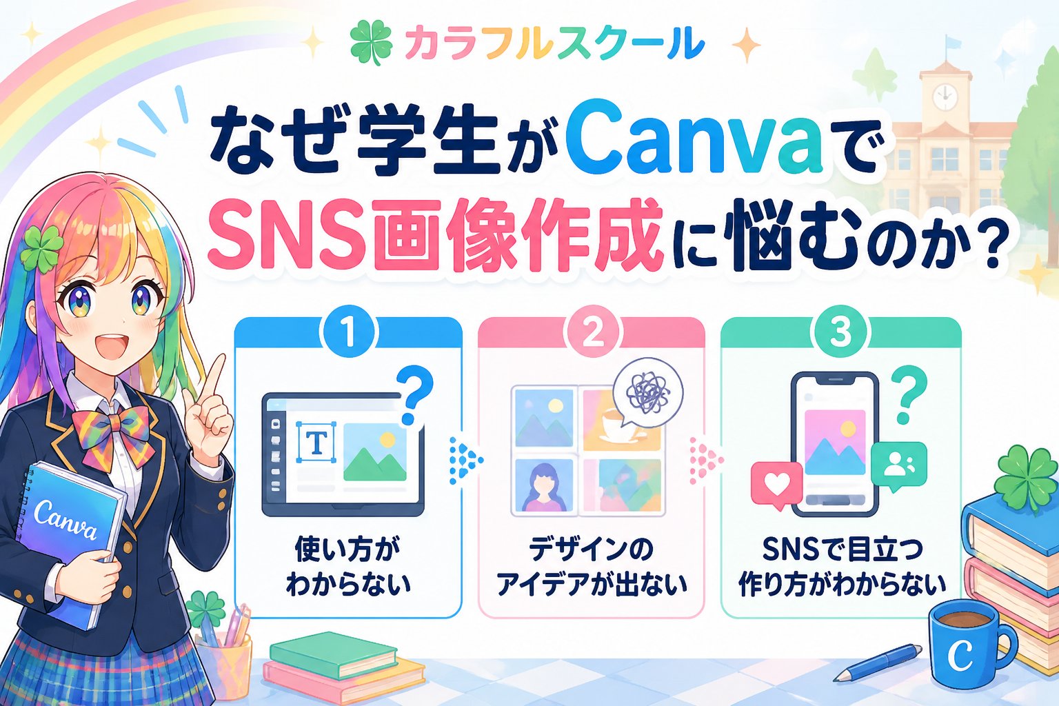 副業・クリエイター なぜ学生がCanvaでSNS画像作成に悩むのか？