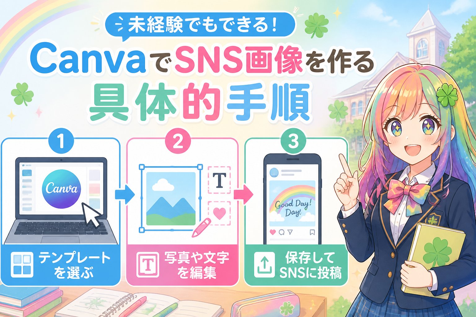 副業・クリエイター 未経験でもできる！CanvaでSNS画像を作る具体的手順
