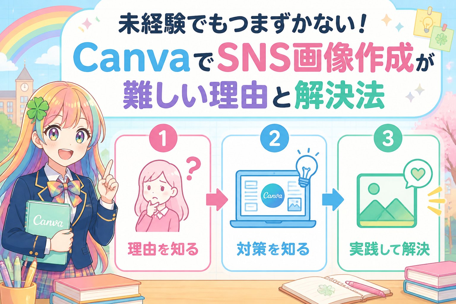 副業・クリエイター 未経験でもつまずかない！CanvaでSNS画像作成が難しい理由と解決法