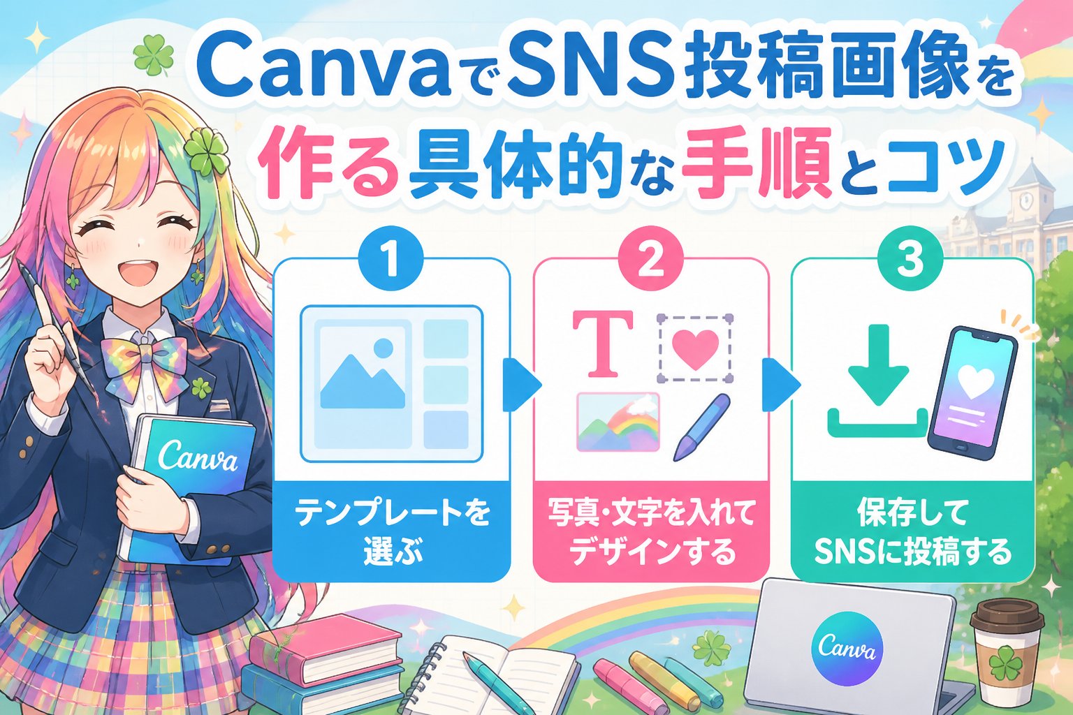 副業・クリエイター CanvaでSNS投稿画像を作る具体的な手順とコツ