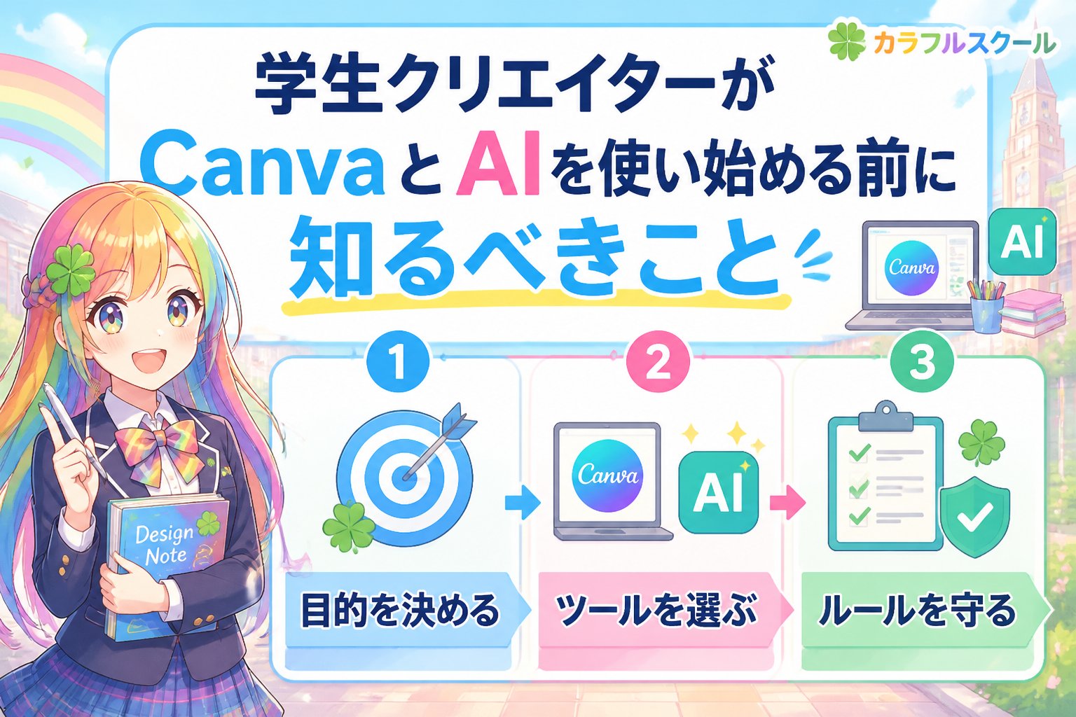 副業・クリエイター 学生クリエイターがCanvaとAIを使い始める前に知るべきこと