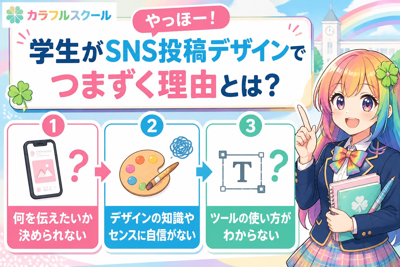 副業・クリエイター やっほー！学生がSNS投稿デザインでつまずく理由とは？