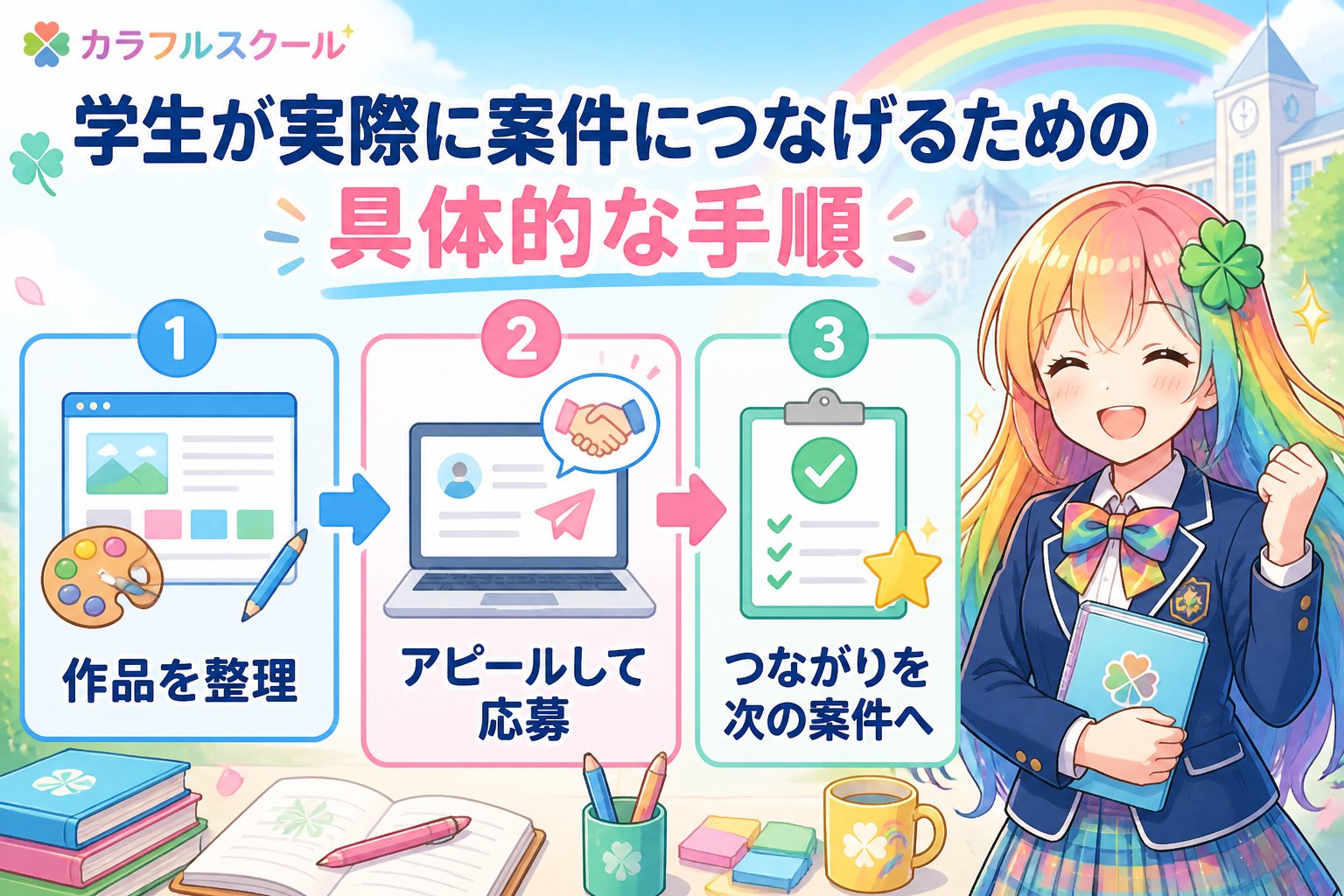 副業・クリエイター 学生が実際に案件につなげるための具体的な手順