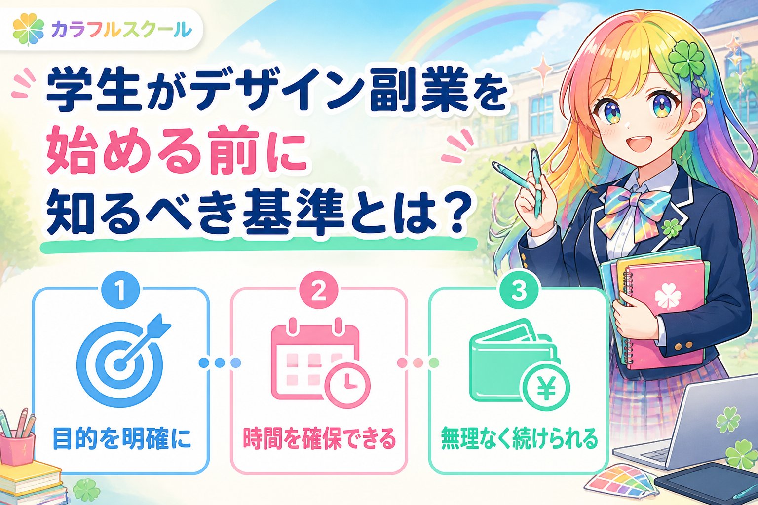 副業・クリエイター 学生がデザイン副業を始める前に知るべき基準とは？