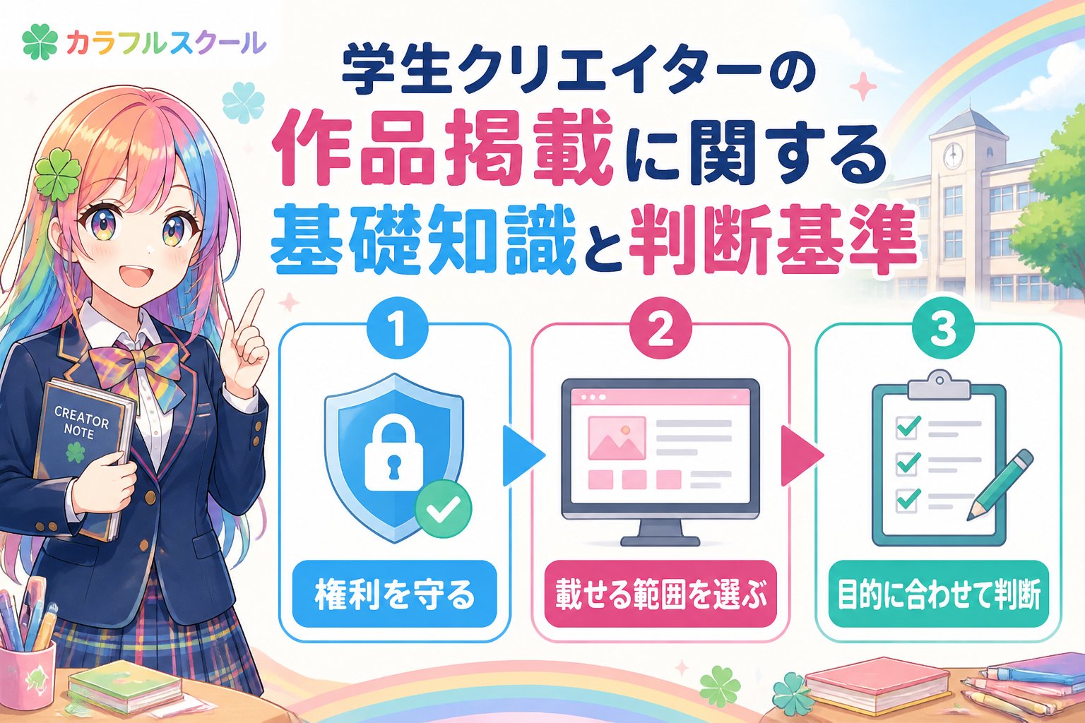 副業・クリエイター 学生クリエイターの作品掲載に関する基礎知識と判断基準