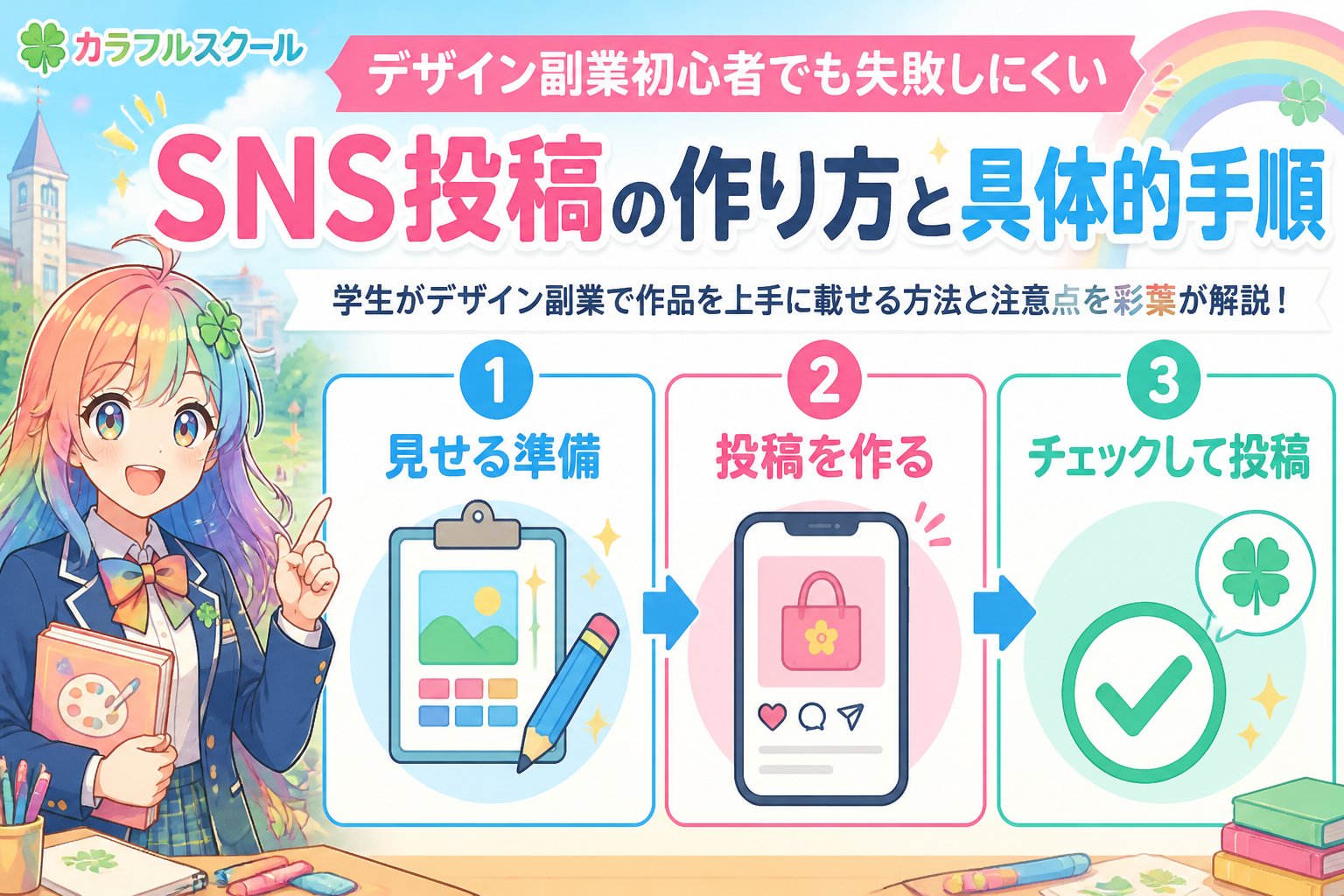 副業・クリエイター デザイン副業初心者でも失敗しにくいSNS投稿の作り方と具体的手順