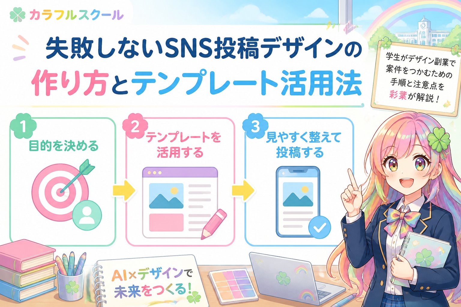 副業・クリエイター 失敗しないSNS投稿デザインの作り方とテンプレート活用法