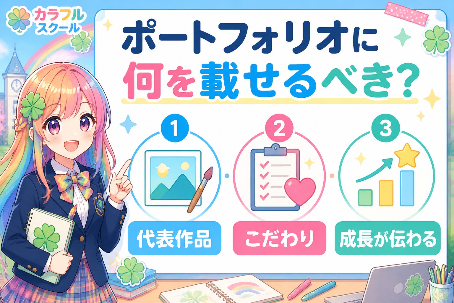 副業・クリエイター ポートフォリオに何を載せるべき？学生クリエイターが選ぶべき作品の基準