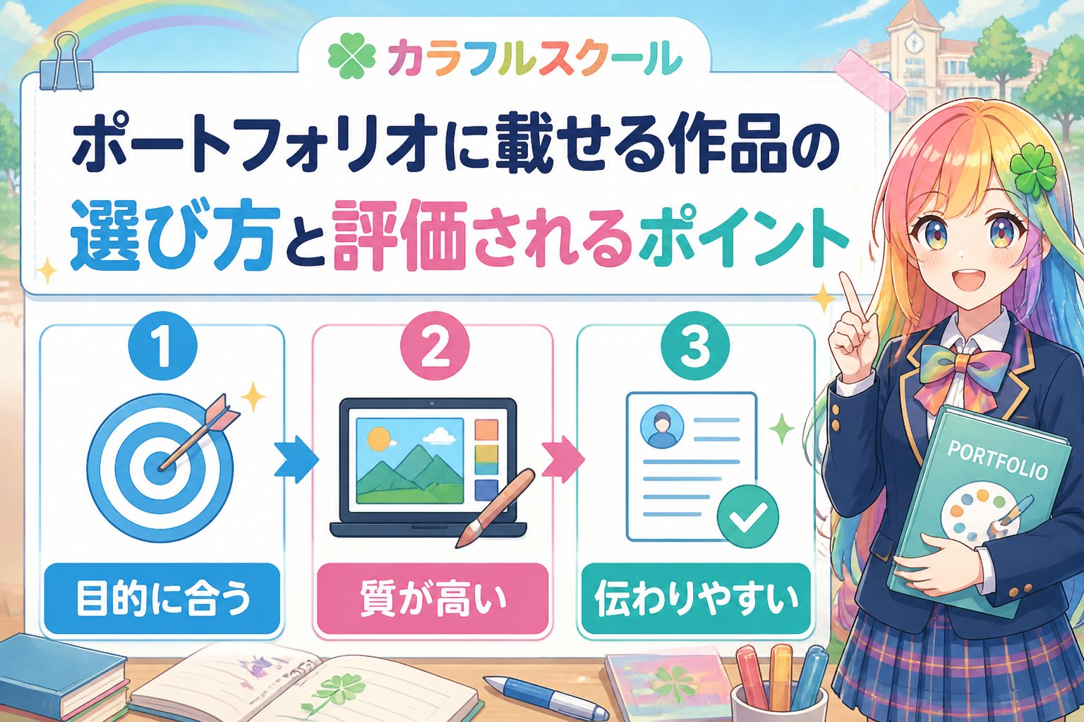 副業・クリエイター ポートフォリオに載せる作品の選び方と評価されるポイント
