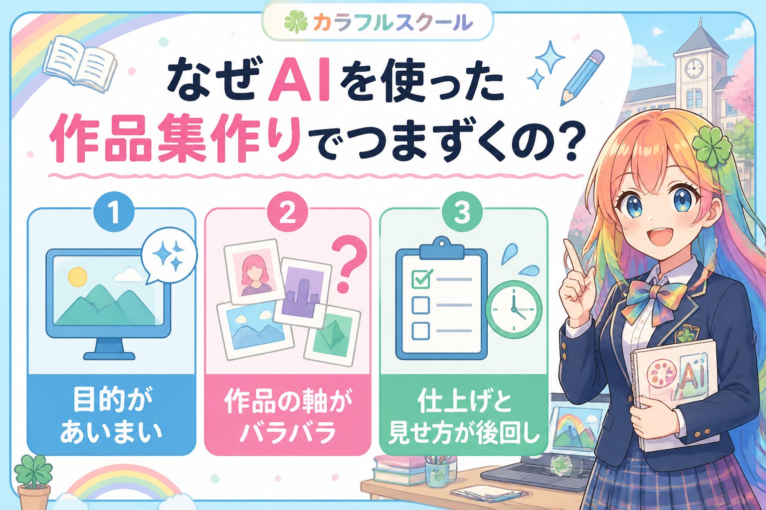 副業・クリエイター なぜAIを使った作品集作りでつまずくの？