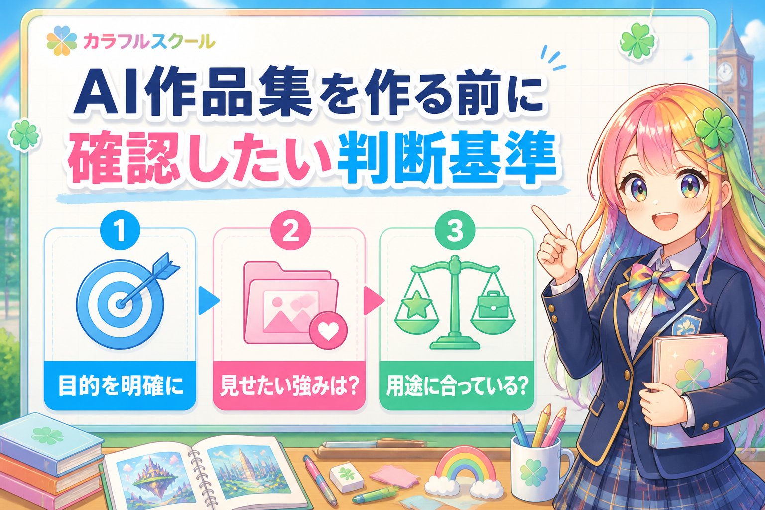 副業・クリエイター AI作品集を作る前に確認したい判断基準