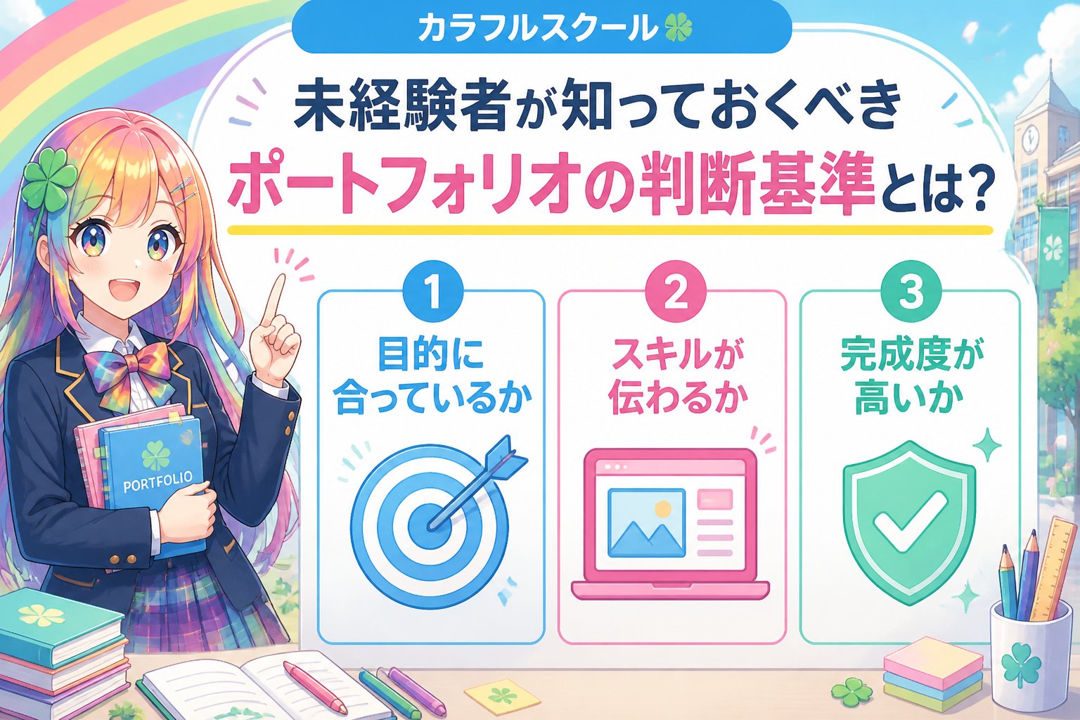 副業・クリエイター 未経験者が知っておくべきポートフォリオの判断基準とは?