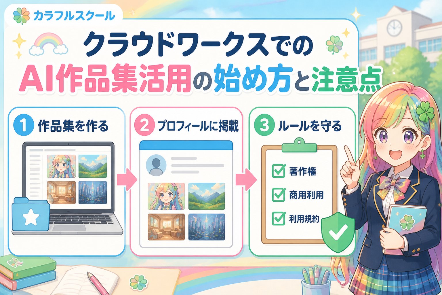 副業・クリエイター クラウドワークスでのAI作品集活用の始め方と注意点