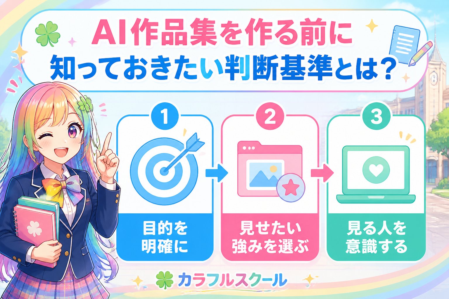副業・クリエイター AI作品集を作る前に知っておきたい判断基準とは?