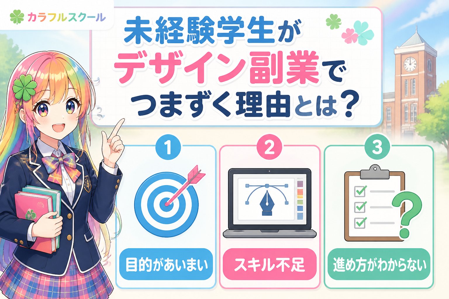 副業・クリエイター 未経験学生がデザイン副業でつまずく理由とは?