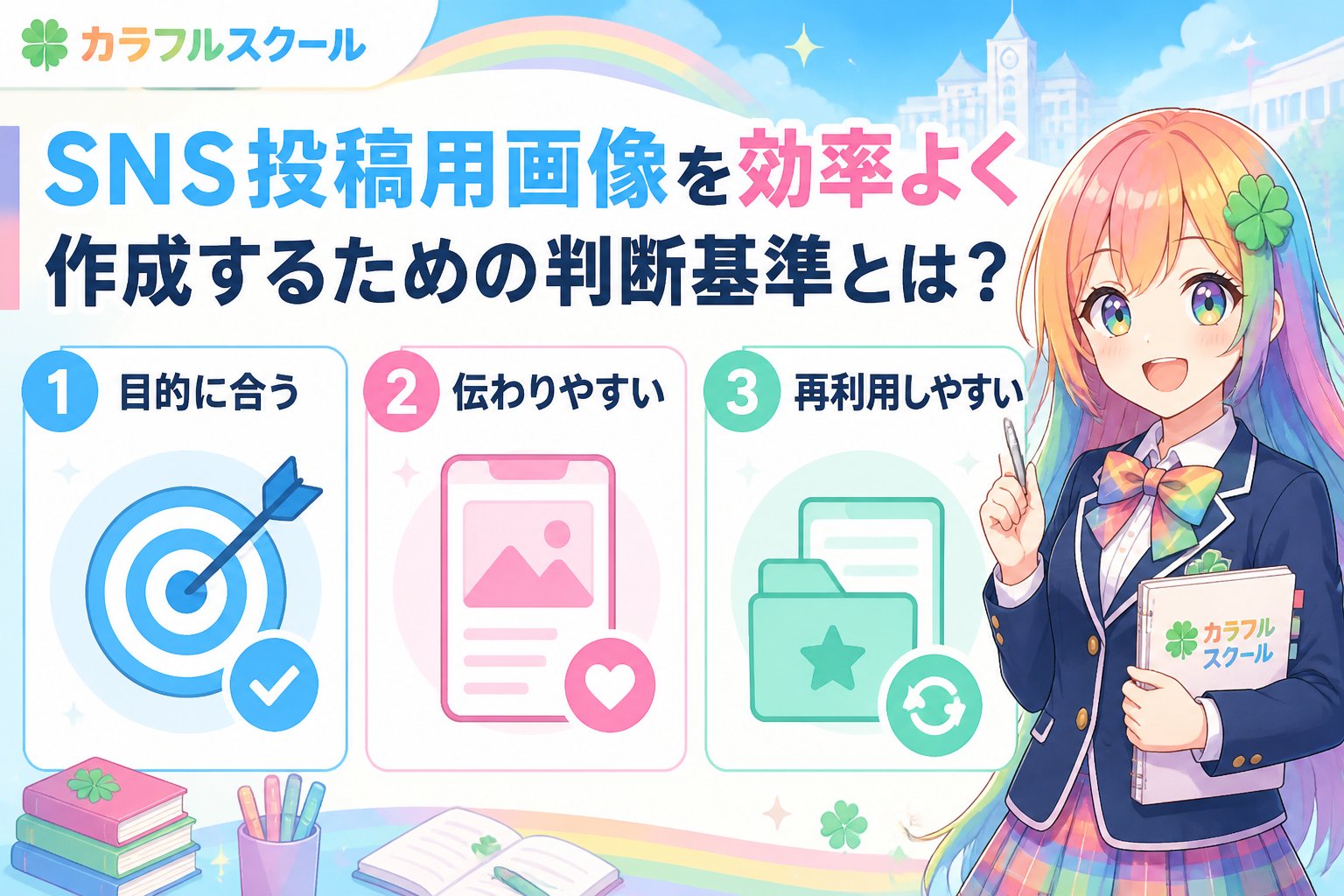 副業・クリエイター SNS投稿用画像を効率よく作成するための判断基準とは?