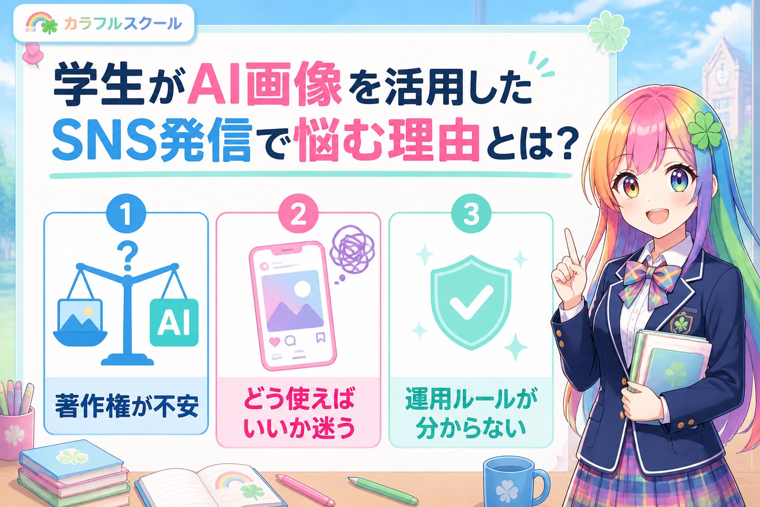 副業・クリエイター 学生がAI画像を活用したSNS発信で悩む理由とは?