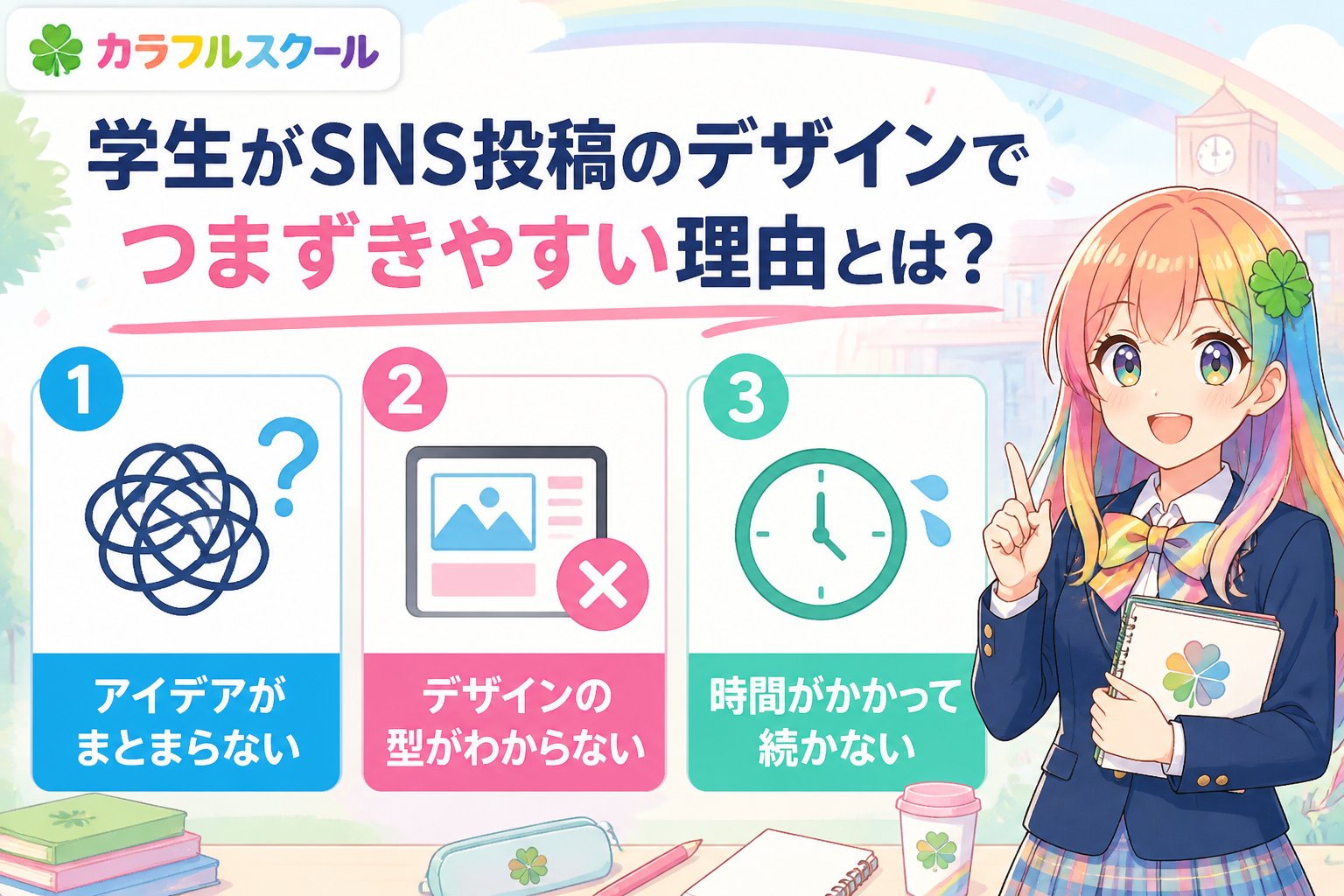 副業・クリエイター 学生がSNS投稿のデザインでつまずきやすい理由とは?