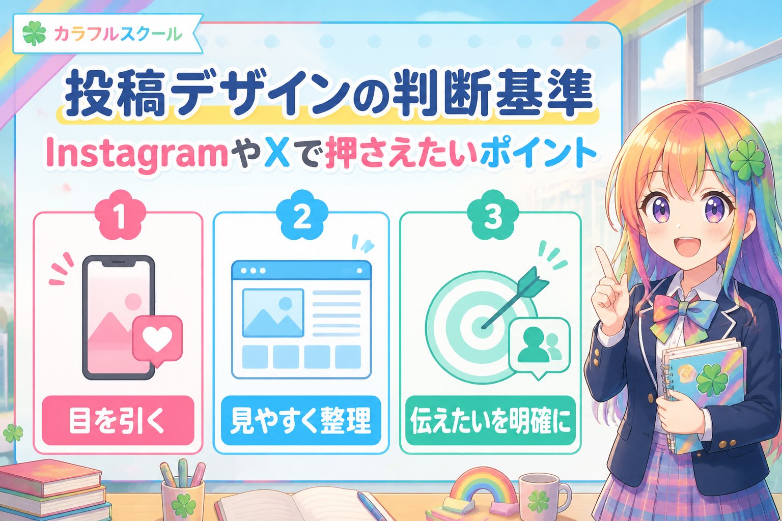 副業・クリエイター 投稿デザインの判断基準:InstagramやX(旧Twitter)で押さえたいポイント