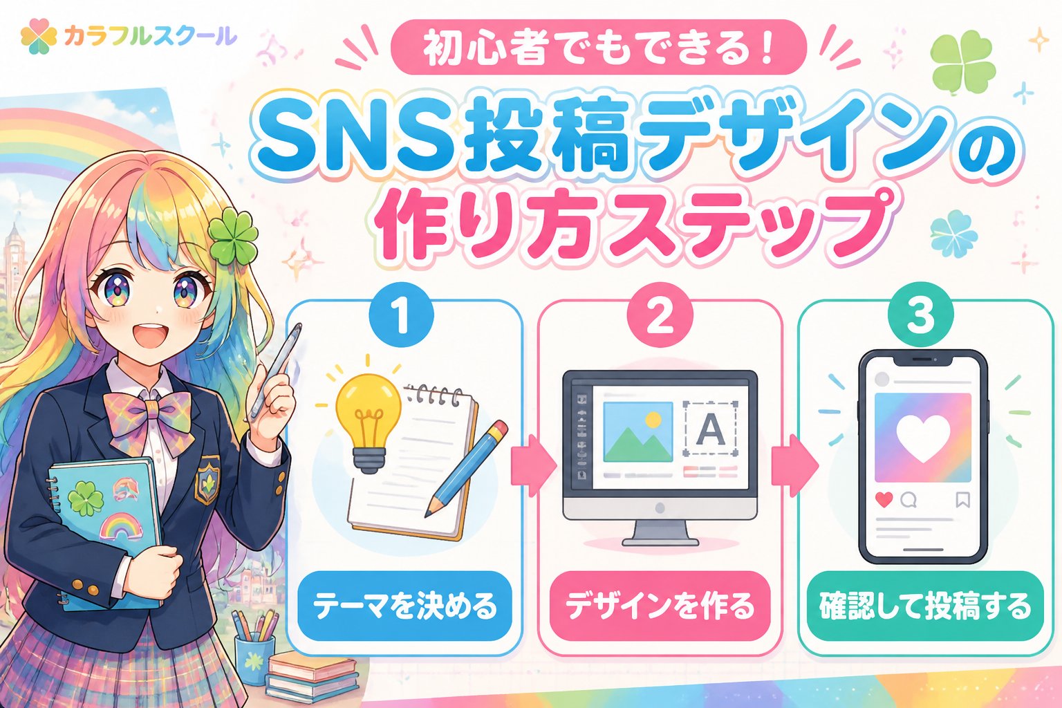 副業・クリエイター 初心者でもできる!SNS投稿デザインの作り方ステップ