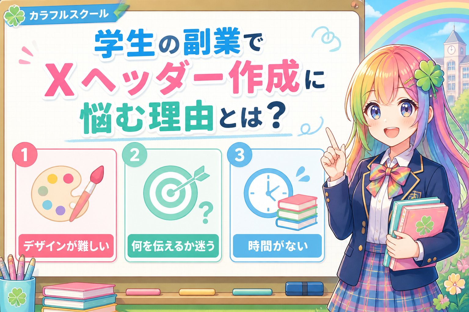 副業・クリエイター 学生の副業でXヘッダー作成に悩む理由とは?