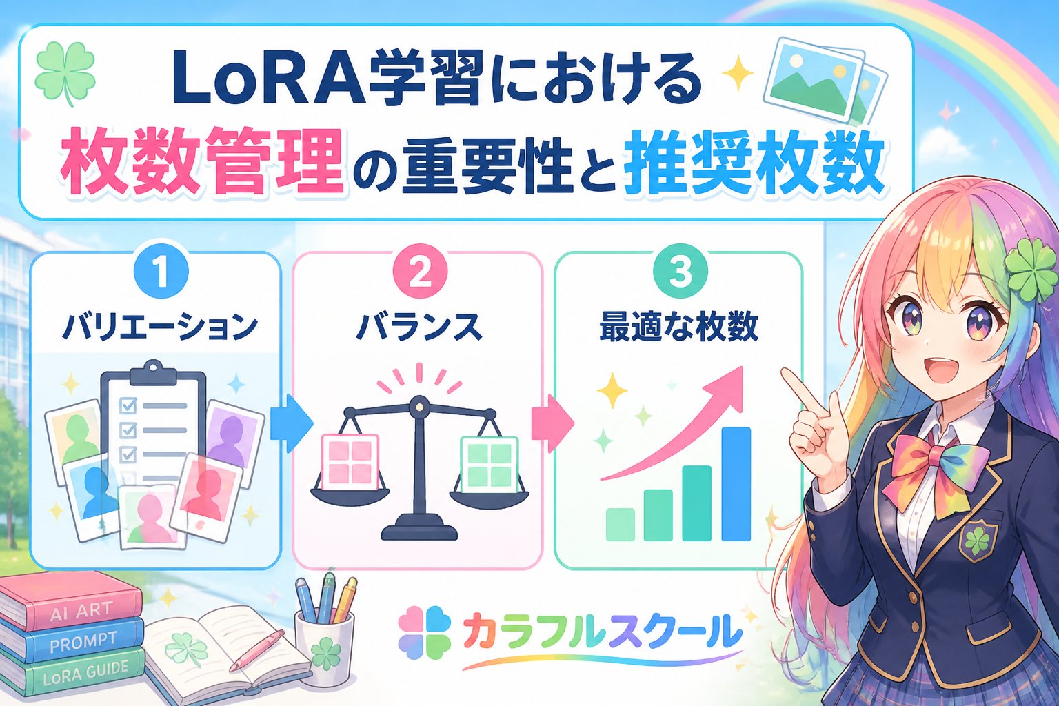 gsc_priority LoRA学習における枚数管理の重要性と推奨枚数