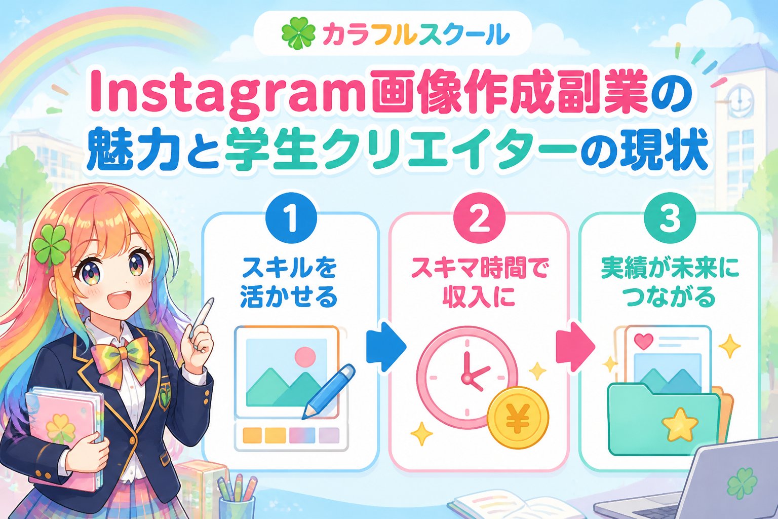 副業・クリエイター Instagram画像作成副業の魅力と学生クリエイターの現状