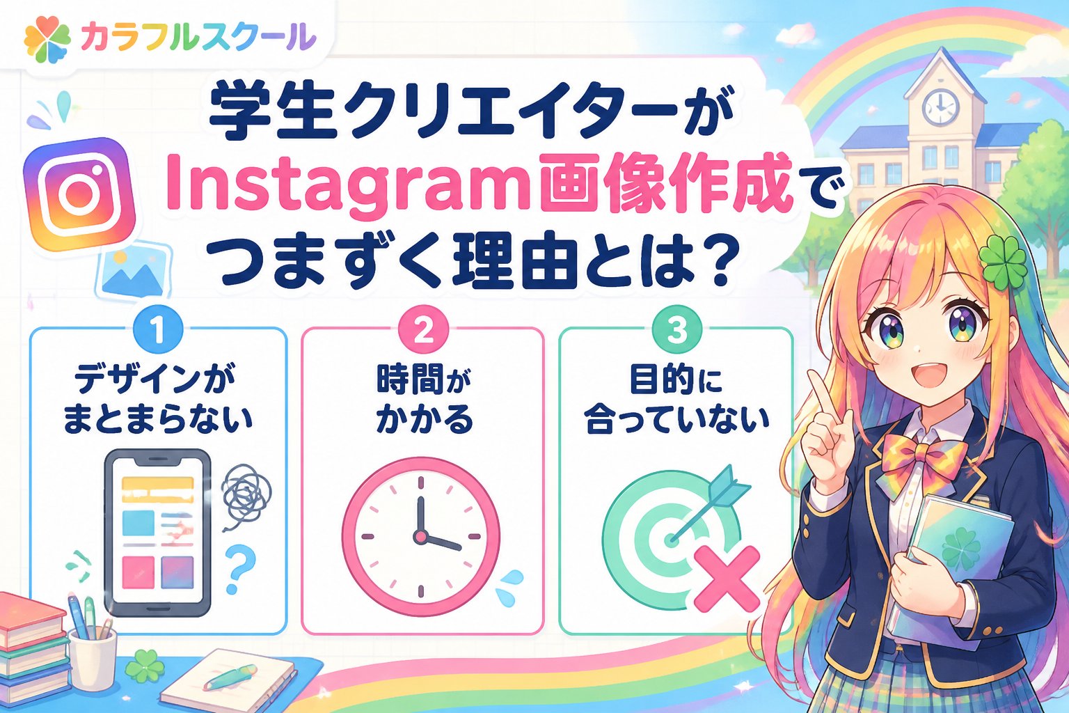 副業・クリエイター 学生クリエイターがInstagram画像作成でつまずく理由とは？