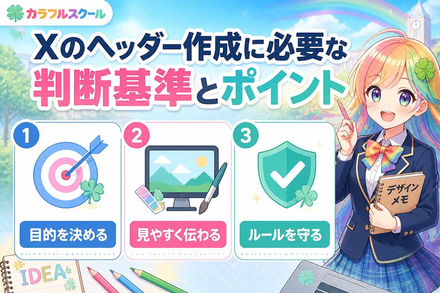 副業・クリエイター Xのヘッダー作成に必要な判断基準とポイント