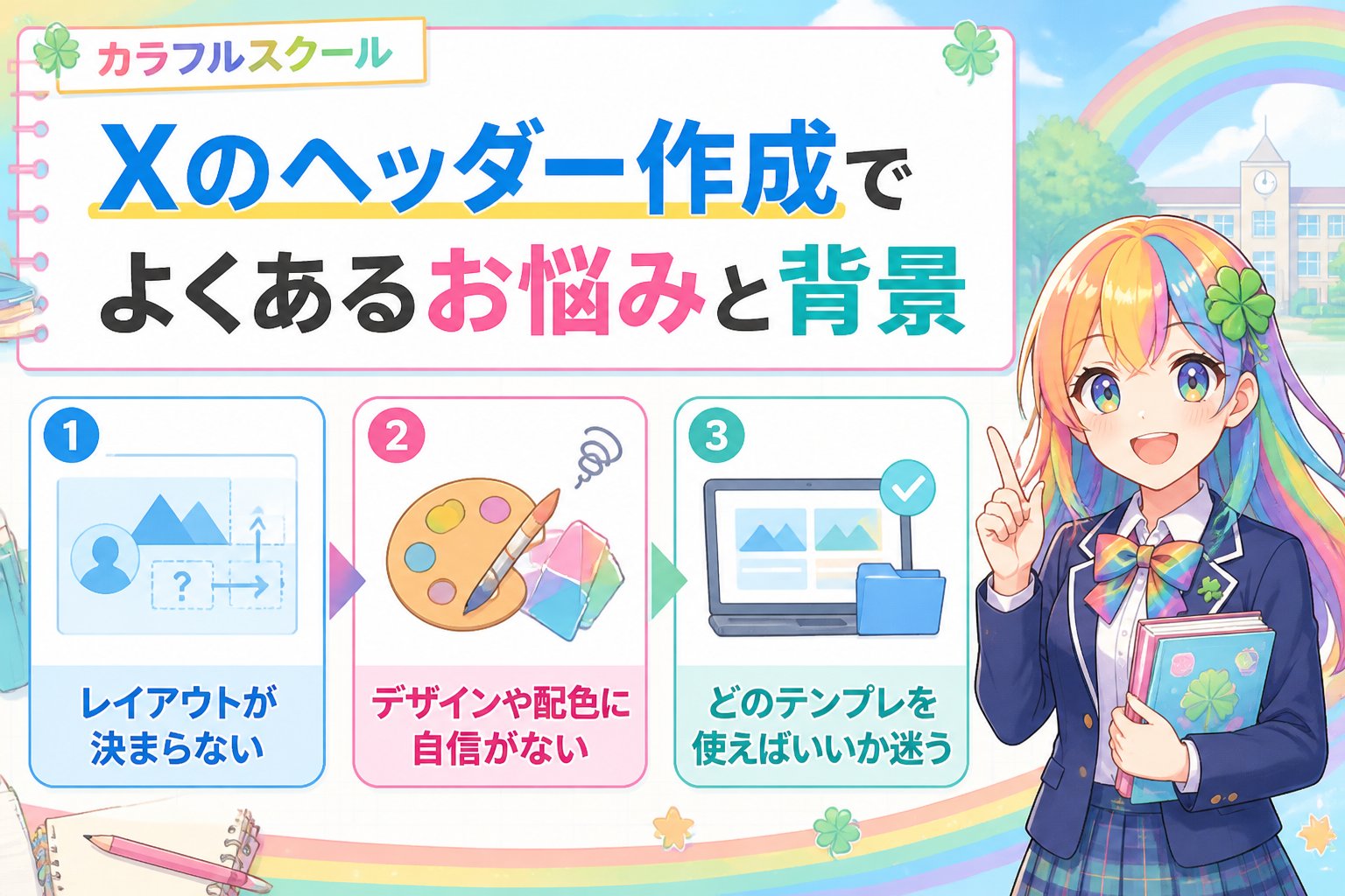 副業・クリエイター Xのヘッダー作成でよくあるお悩みと背景