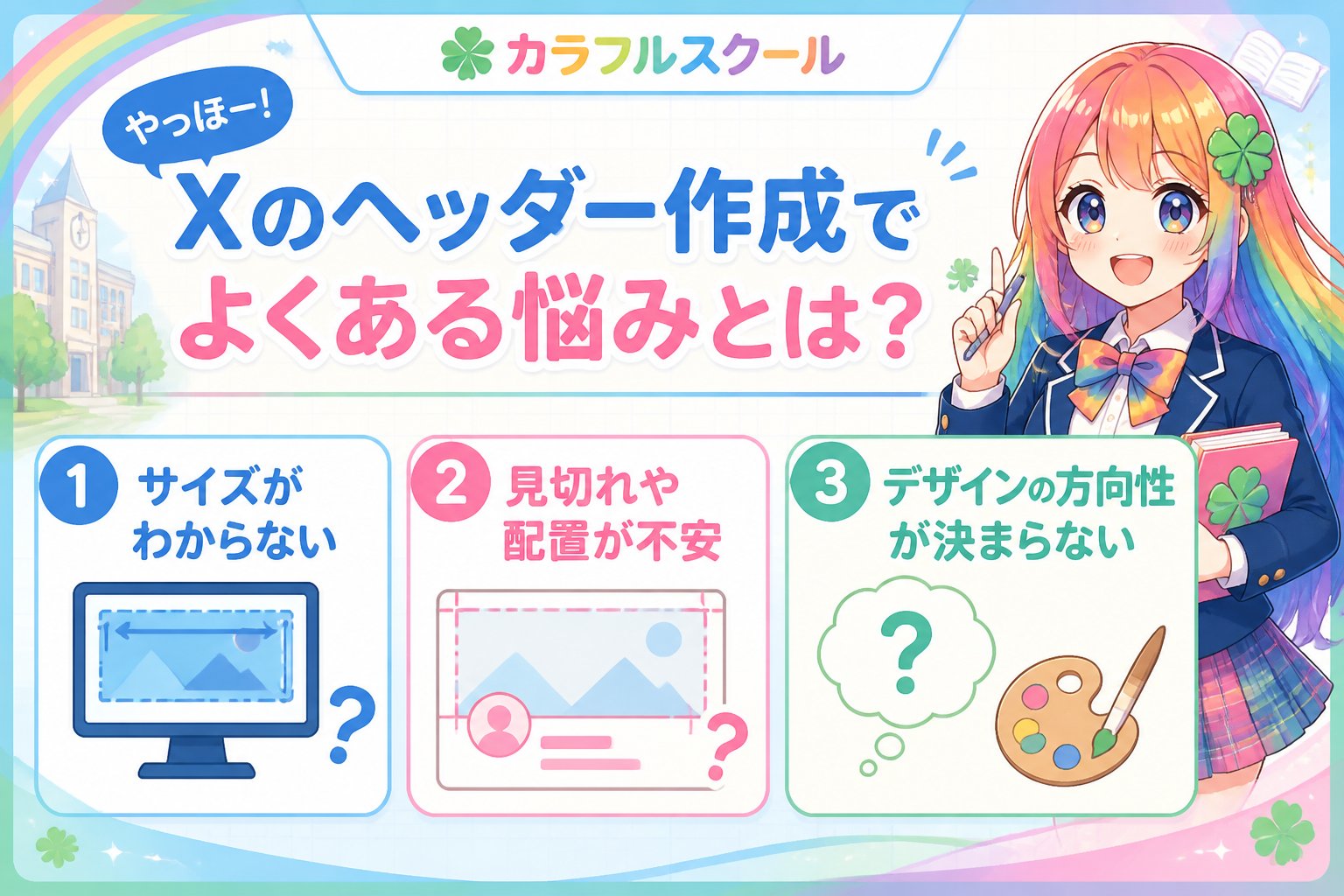 副業・クリエイター やっほー！Xのヘッダー作成でよくある悩みとは？