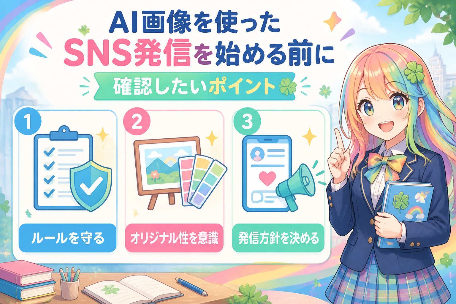 副業・クリエイター AI画像を使ったSNS発信を始める前に確認したいポイント