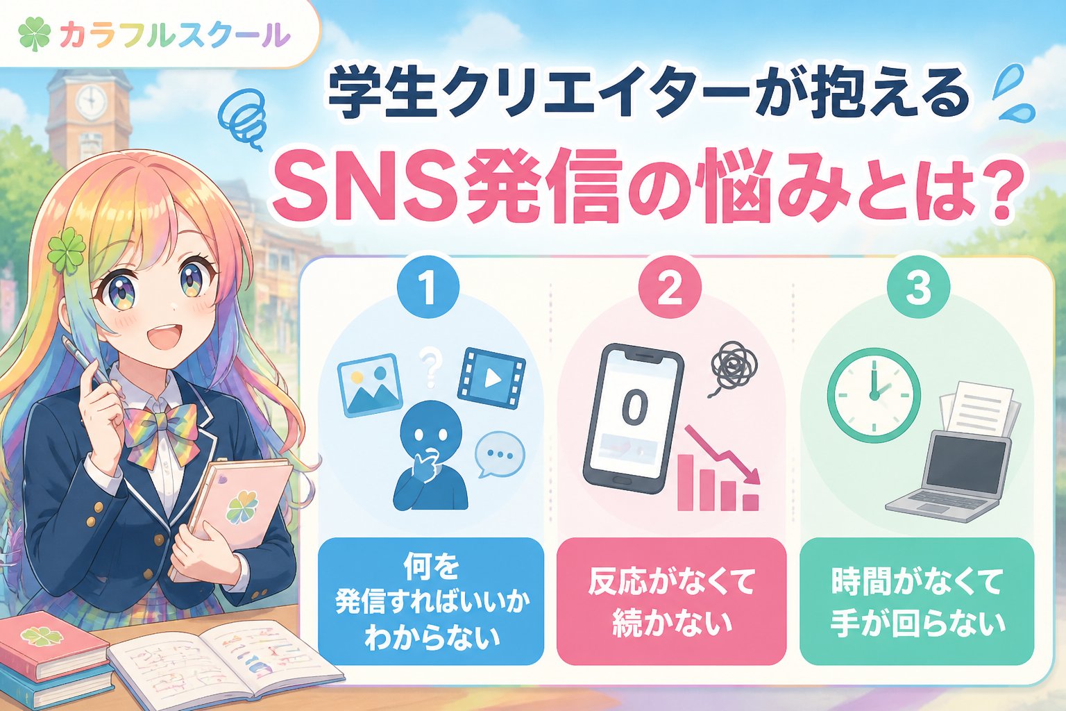 副業・クリエイター 学生クリエイターが抱えるSNS発信の悩みとは？