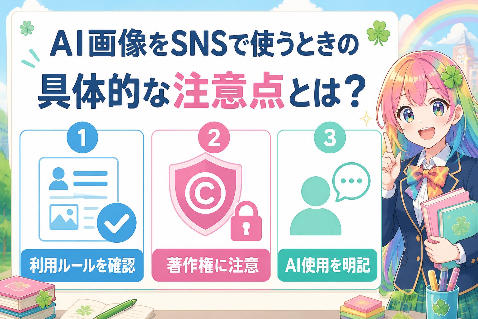 副業・クリエイター AI画像をSNSで使うときの具体的な注意点とは？