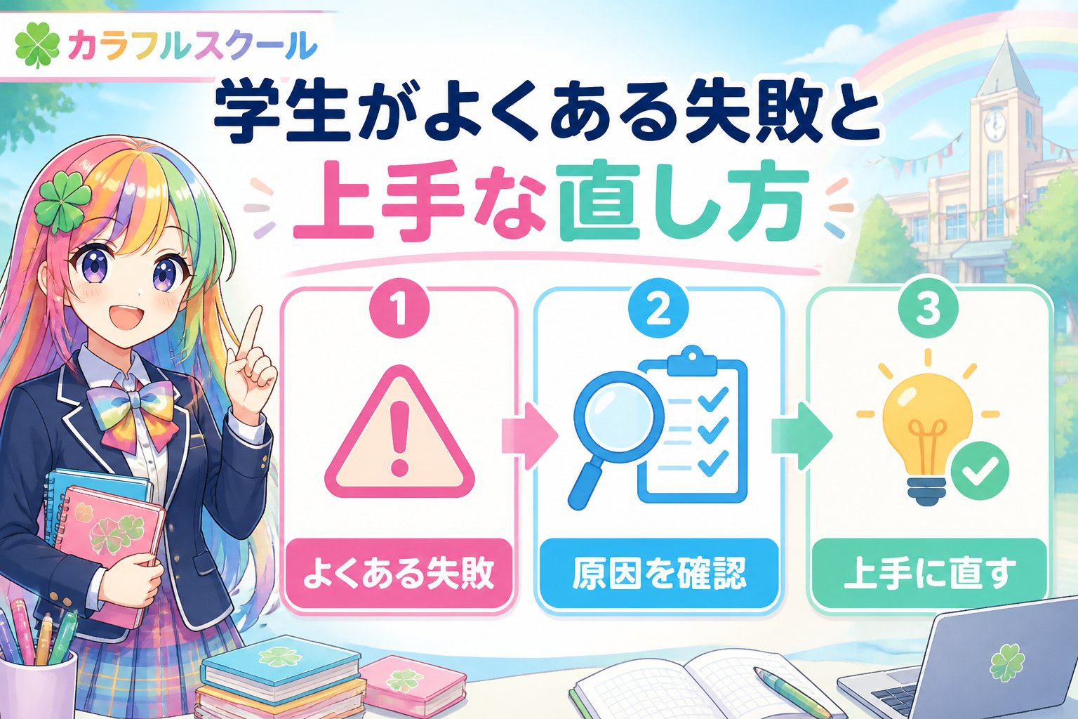AI画像生成 学生がよくある失敗と上手な直し方