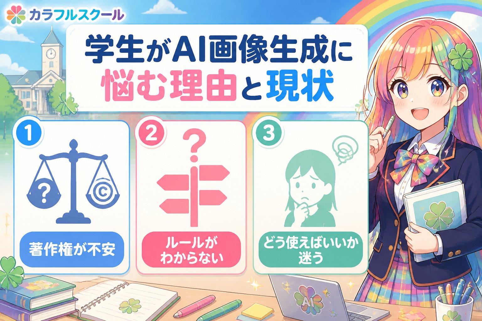 AI画像生成 学生がAI画像生成に悩む理由と現状