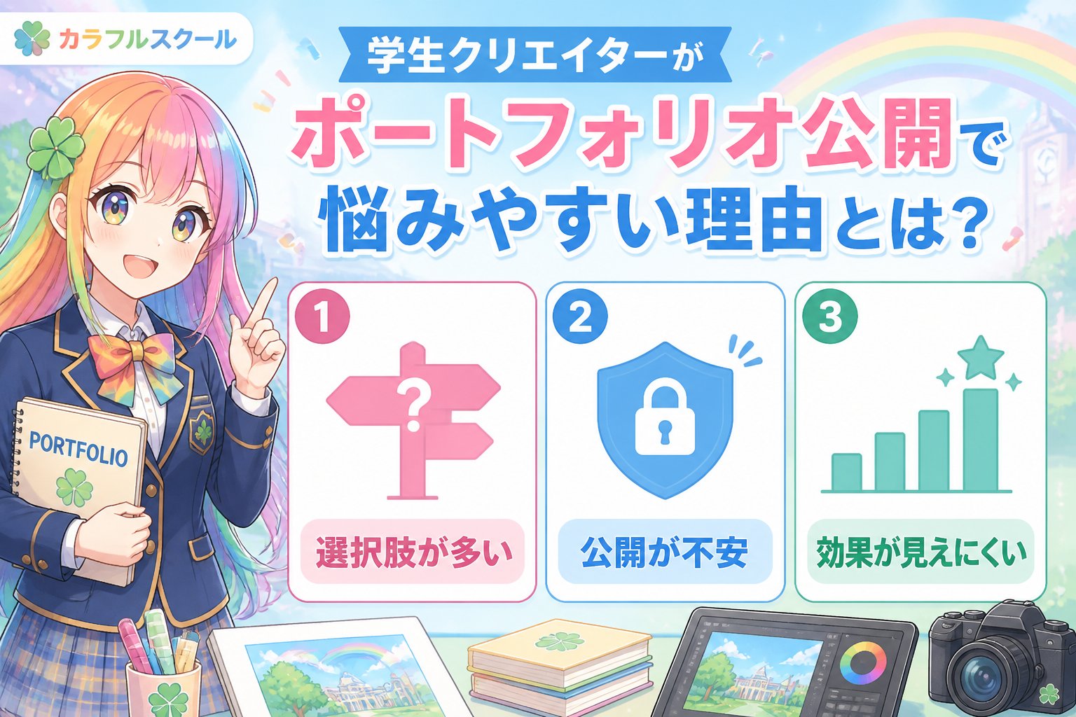 副業・クリエイター 学生クリエイターがポートフォリオ公開で悩みやすい理由とは？