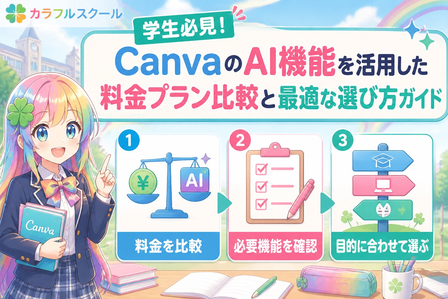 副業・クリエイター CanvaのAI機能を学生が使う際の料金プラン比較と選び方のポイント