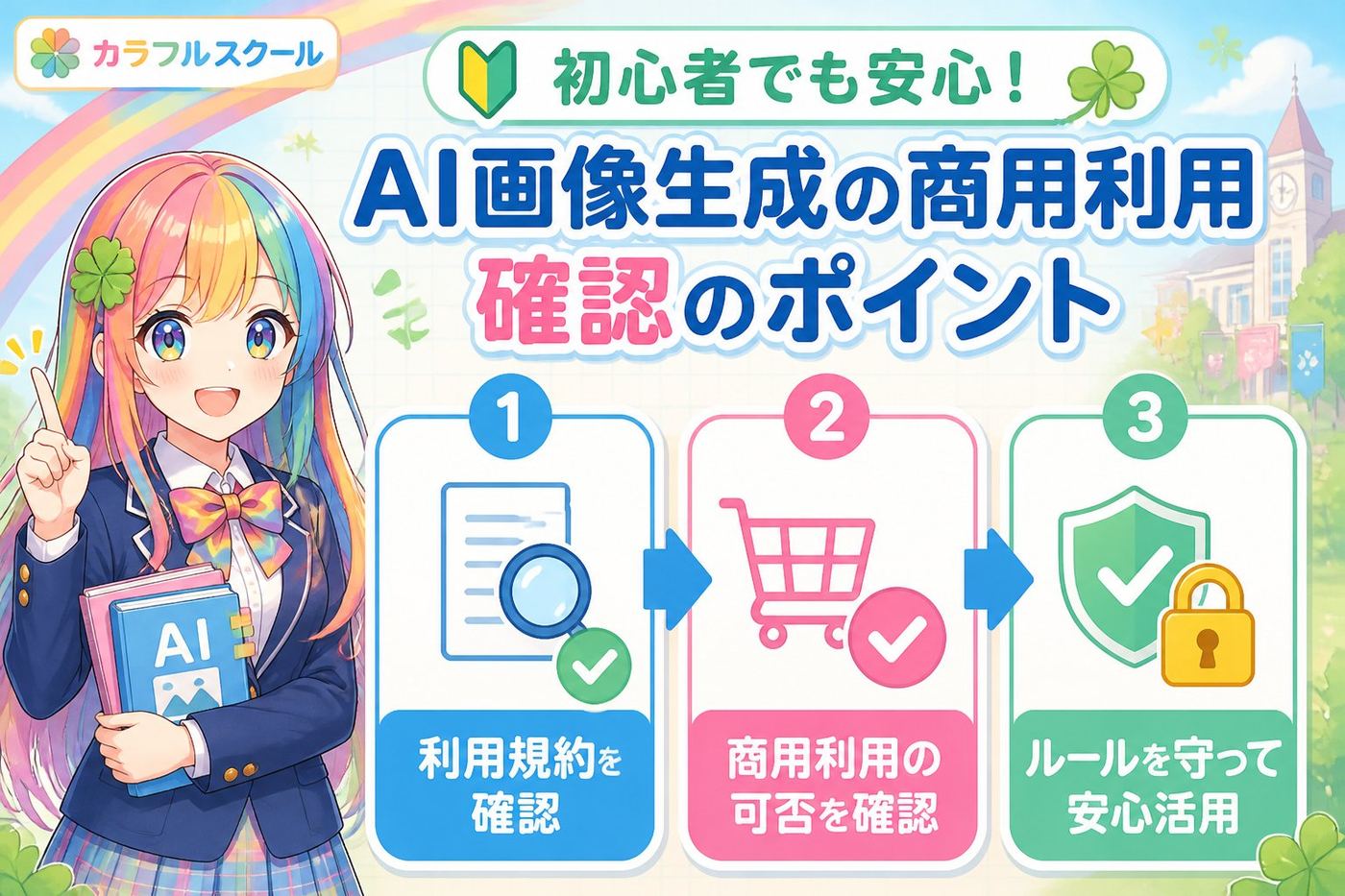 AI画像生成 AI画像生成、初心者が商用利用の確認方法を正しく理解し安全に活用するポイント