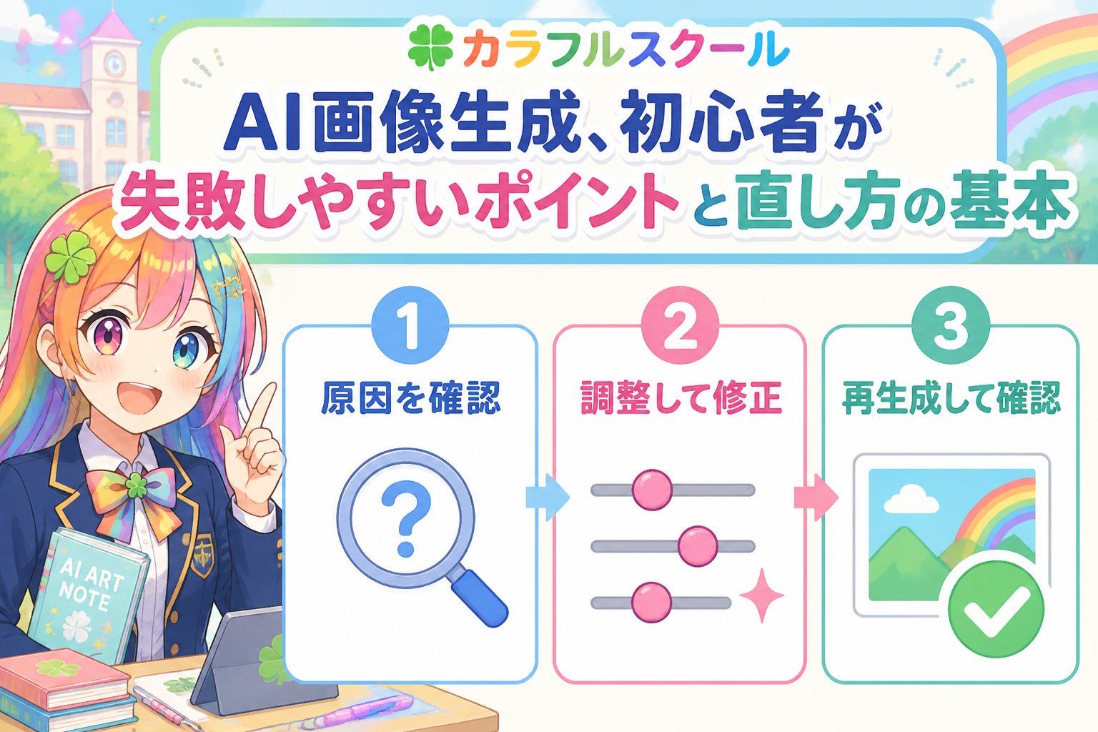 AI画像生成 AI画像生成、初心者が失敗しやすいポイントと直し方の基本