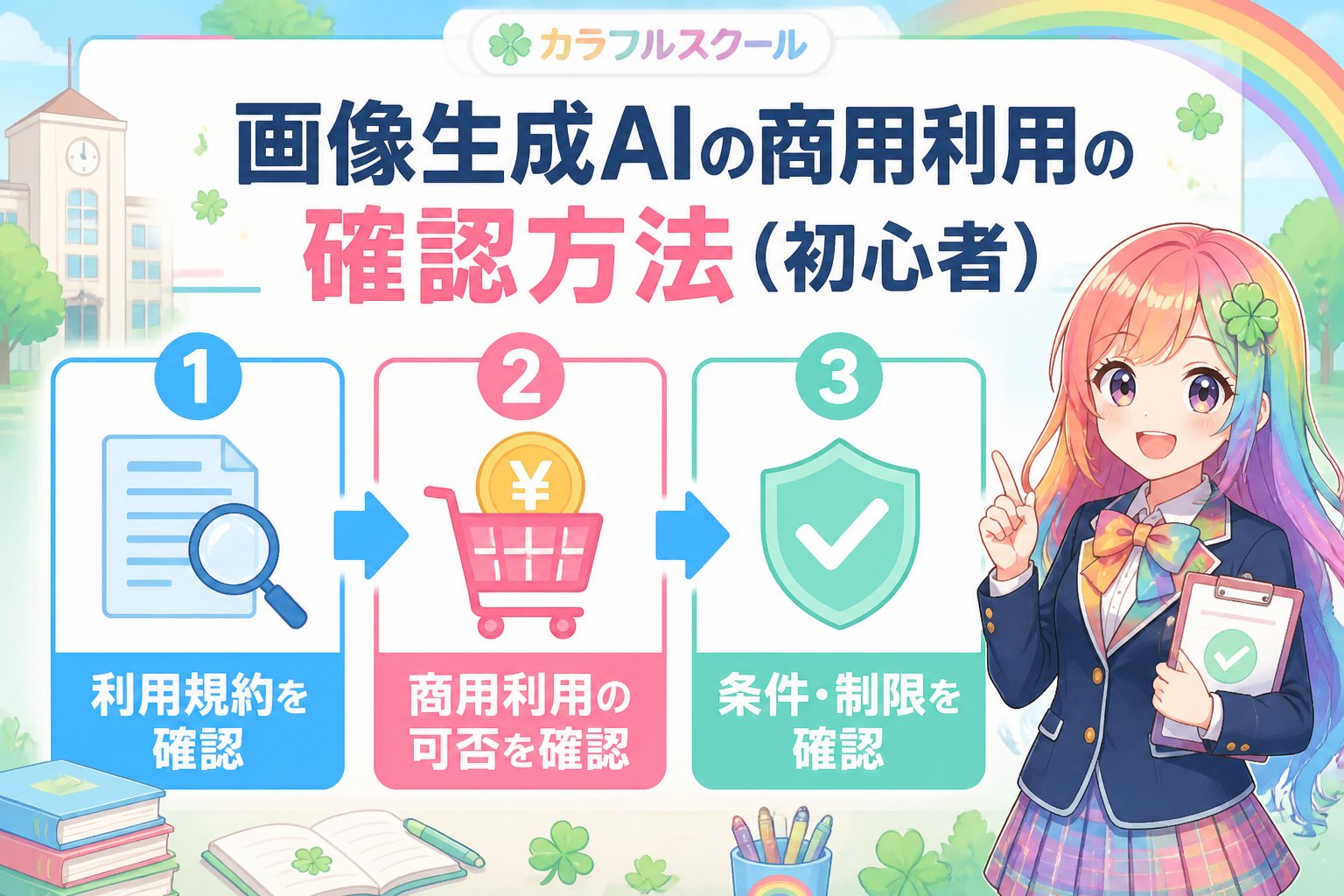 AI画像生成 画像生成AIの商用利用でまず知っておきたい基礎知識