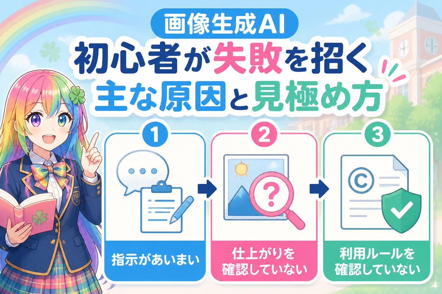 AI画像生成 画像生成AI、初心者が失敗を招く主な原因と見極め方