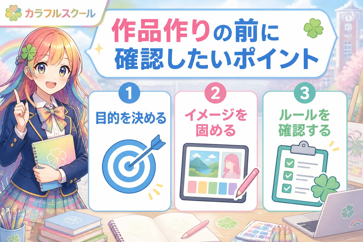 AI画像生成 画像生成AI初心者が作品作りを始める前に確認したいポイント
