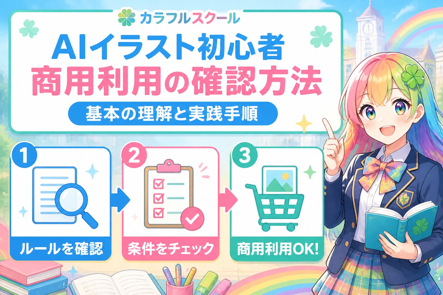 AI画像生成 AIイラスト初心者商用利用確認方法とは、基本の理解と実践手順