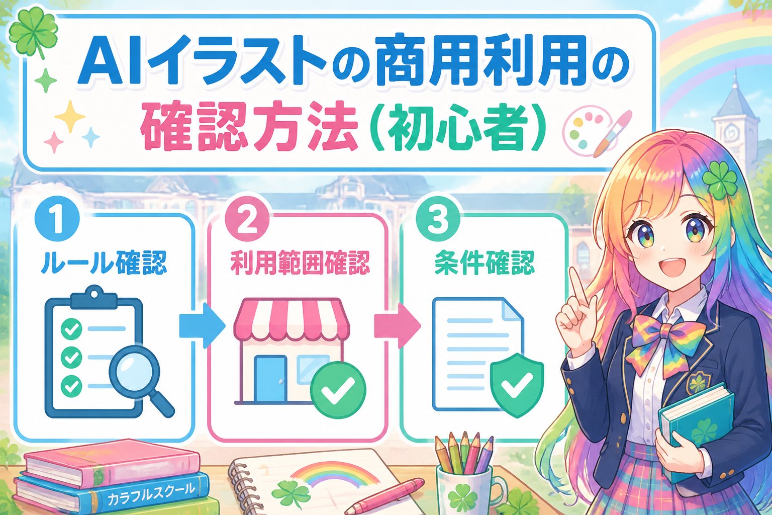 AI画像生成 AIイラスト、初心者が知るべき商用利用の基本と確認方法