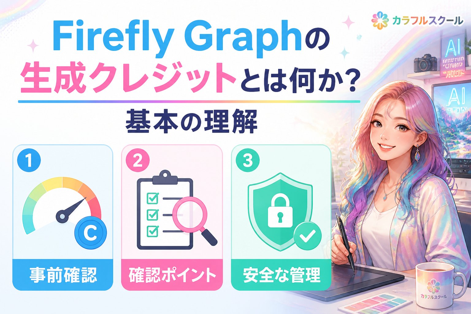 AI制作実務 Firefly Graphの生成クレジットとは何か？基本の理解