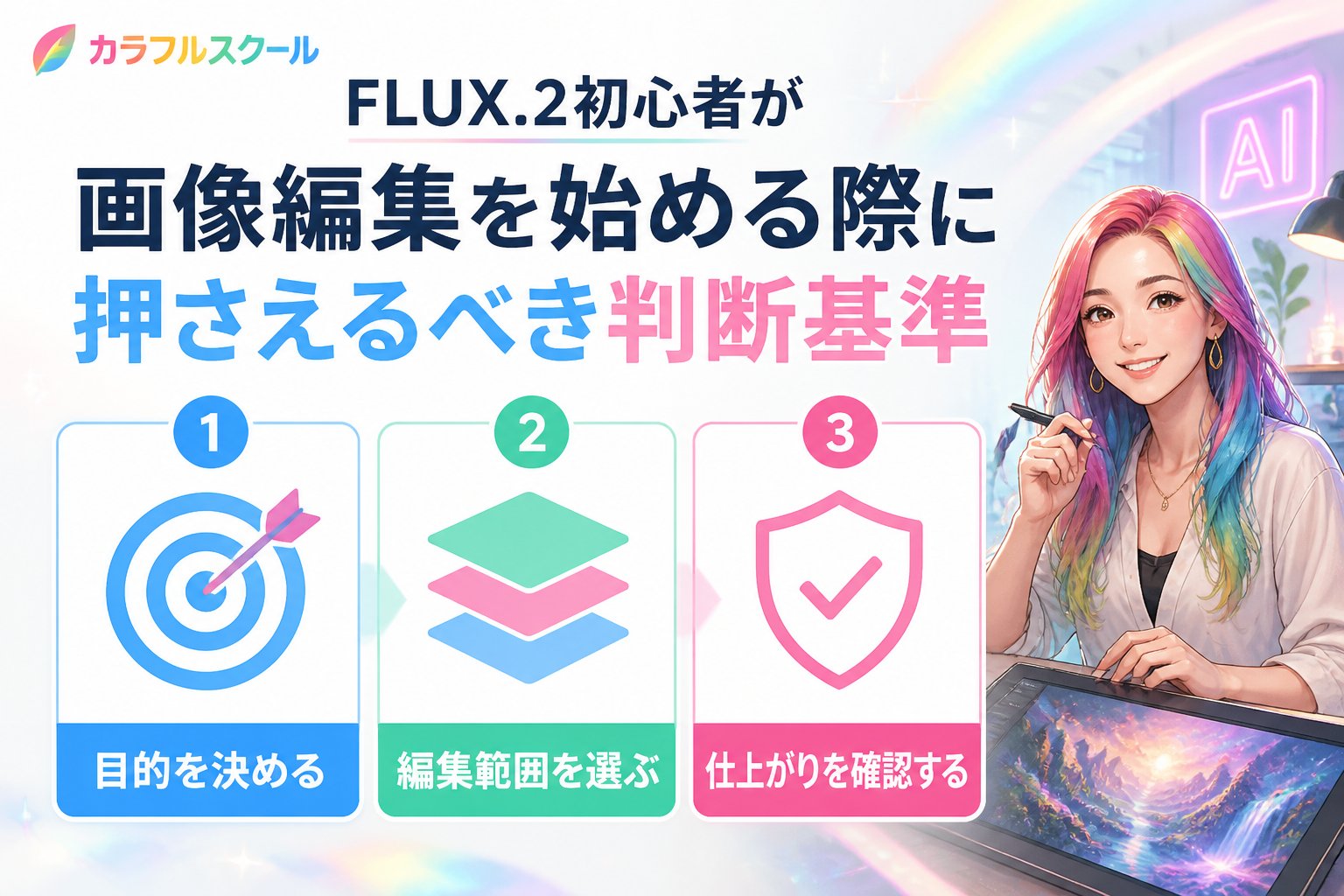 最新AI画像ツール FLUX.2初心者が画像編集を始める際に押さえるべき判断基準