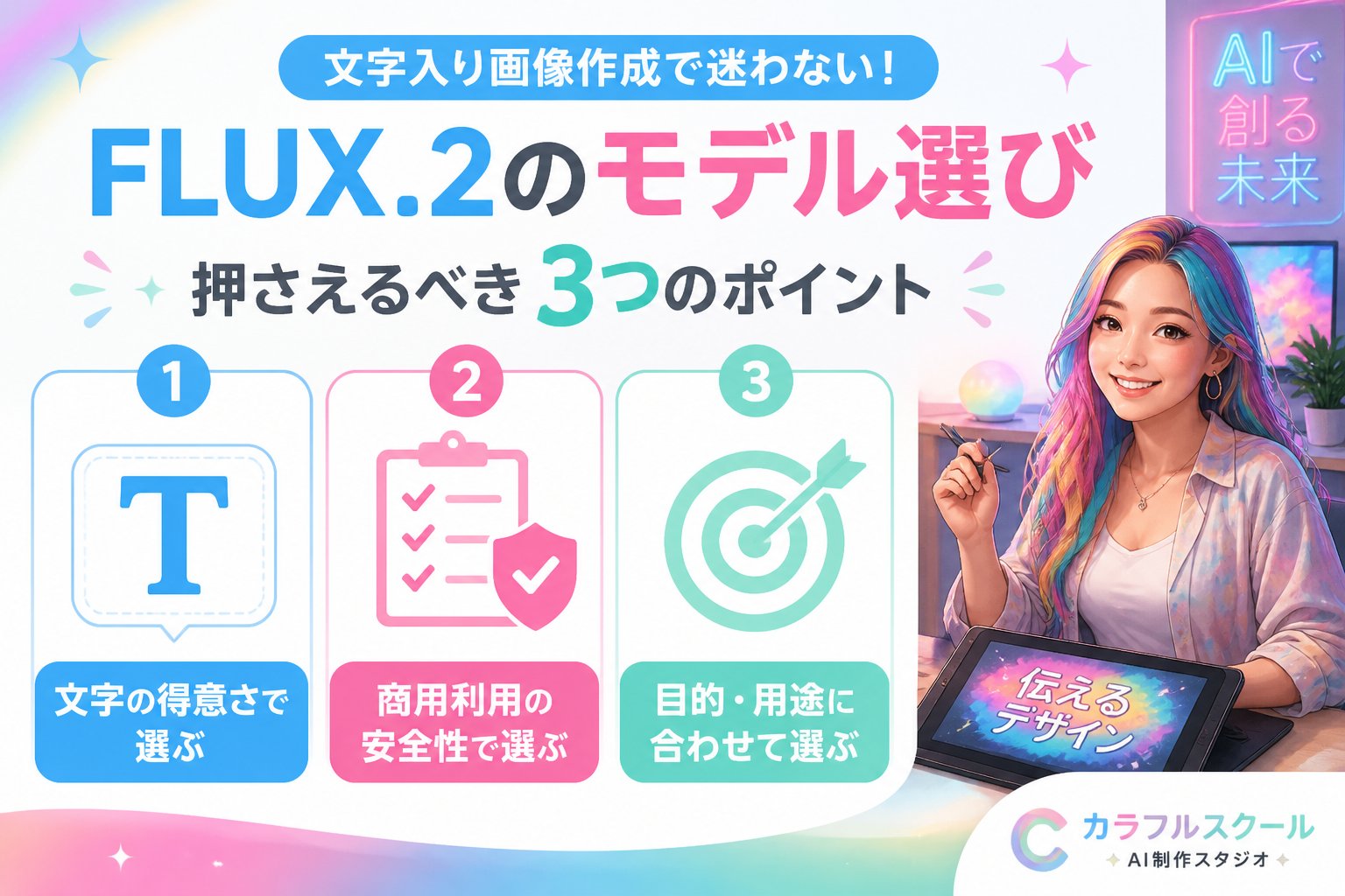 最新AI画像ツール 文字入り画像作成で初心者が迷いやすいFLUX.2のモデル選びのポイント